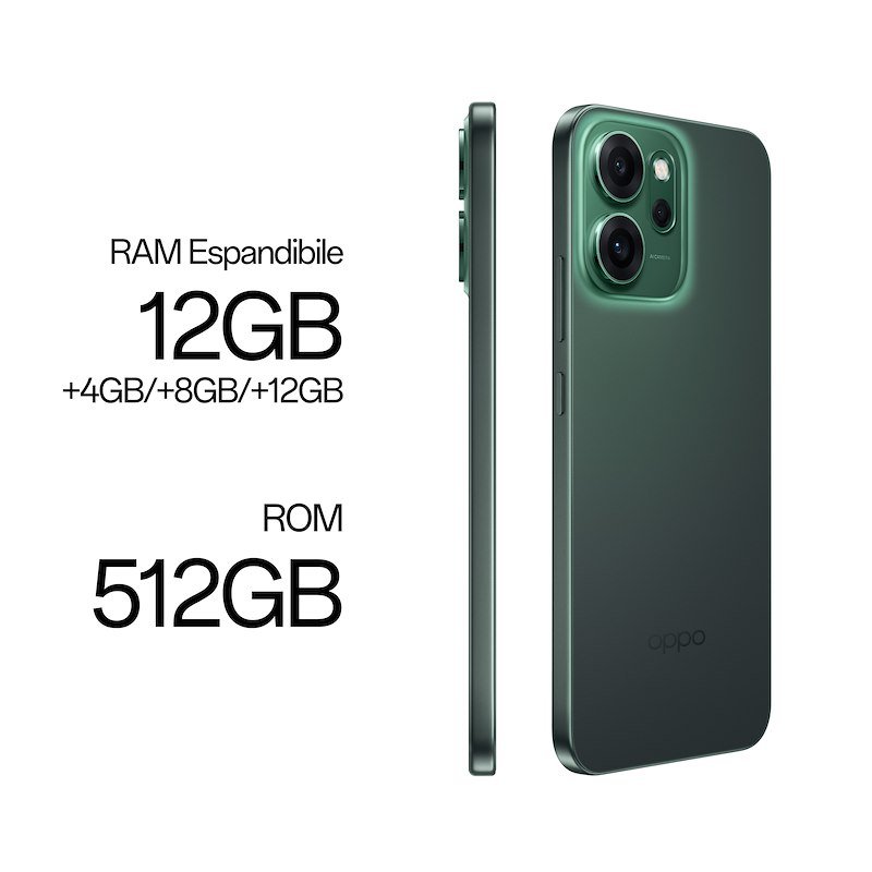 Oppo Smartphone Reno14 Fs 5g 12/512GB Luminous Green