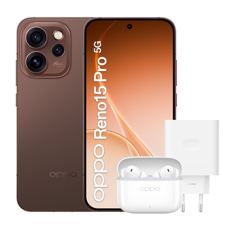 Oppo Smartphone Reno15 Pro 5G 12+512 Dusk Black + buds3 + charg