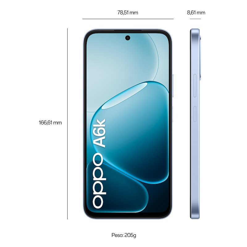 Oppo A6K, 256 Gb, Blue - 17
