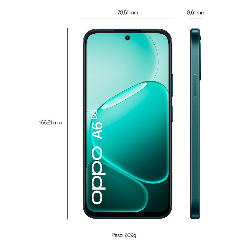Oppo Smartphone A6 5g 6/256gb Black