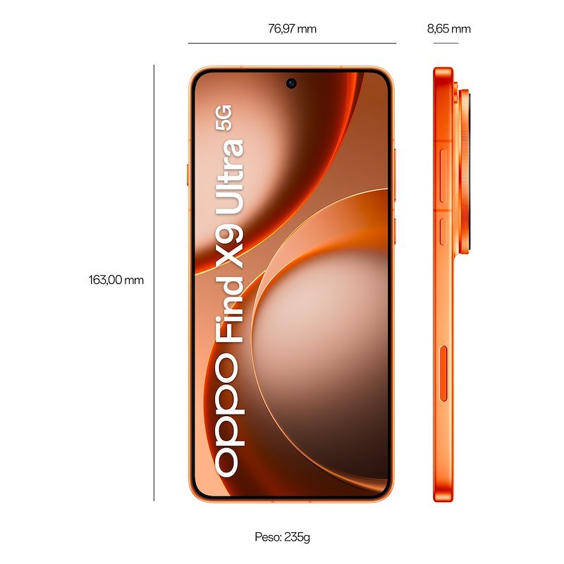 Oppo Bundle Smartphone Find X9 Ultra 5g 12/ 512GB Orange + charge