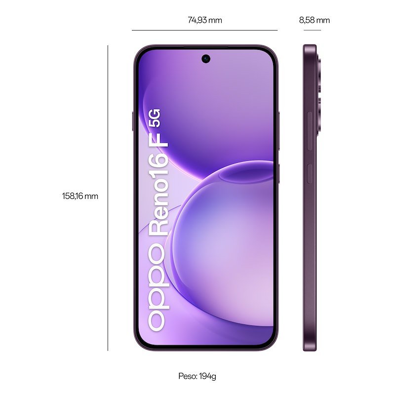 Oppo Reno16 F 5g 8/ 256GB Purple Black
