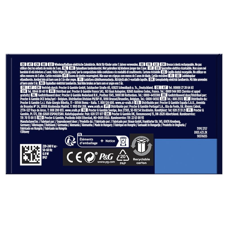 Oral B Spazzolino elettrico Vitality Pro Forzen