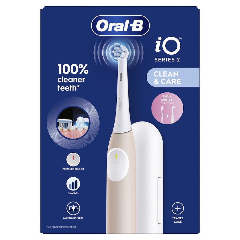 Oral B Spazzolino Elettrico Io2 Series Calm Pink + Travel Case
