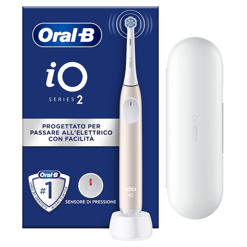 Oral B Spazzolino Elettrico Io2 Series Calm Pink + Travel Case