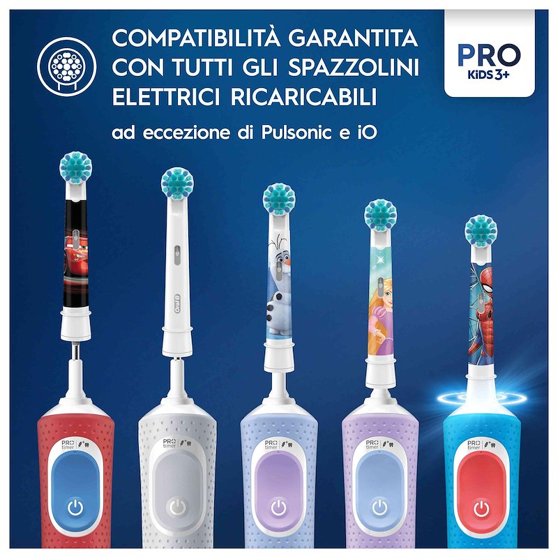 Oral B Testine Di Ricambio Pro Kids Con Disney Frozen EB10S FROZEN 4CT X12PZ
