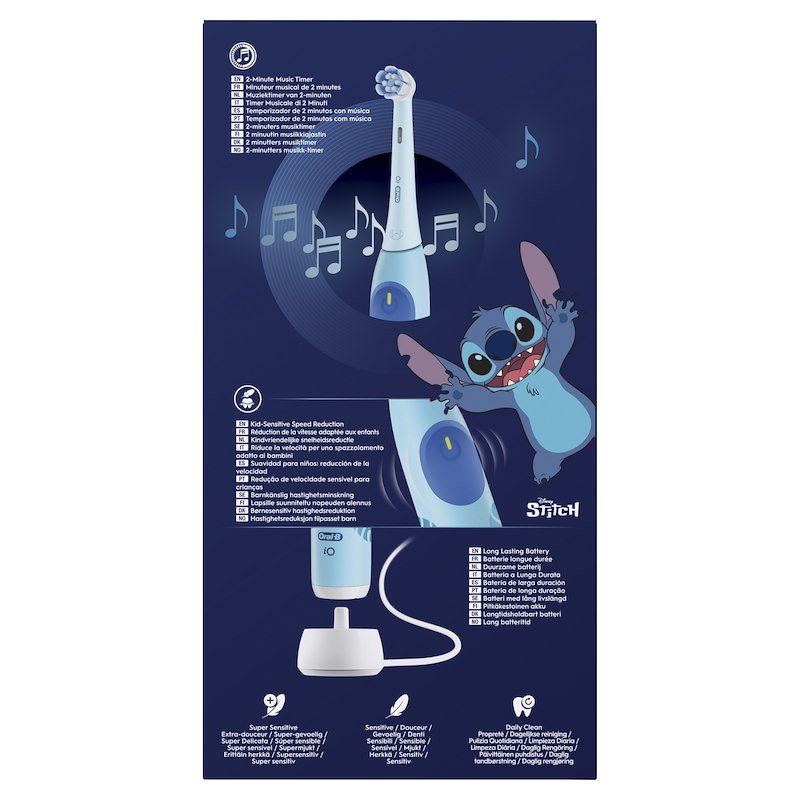 Oral B Spazzolino elettrico iO Kids Stitch Disney + custodia