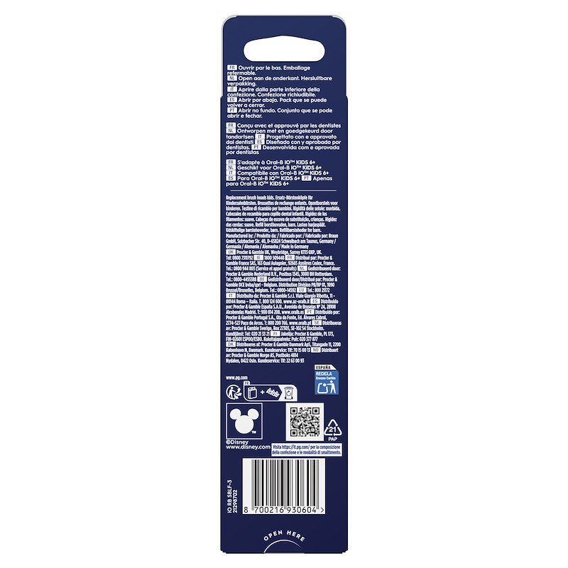 Oral-B Testine di Ricambio iO Series Gentle Care 3 testine Stitch