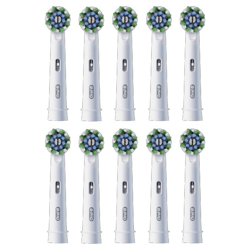 Oral B Testine Di Ricambio CrossaAction Eb50RX X 10 White
