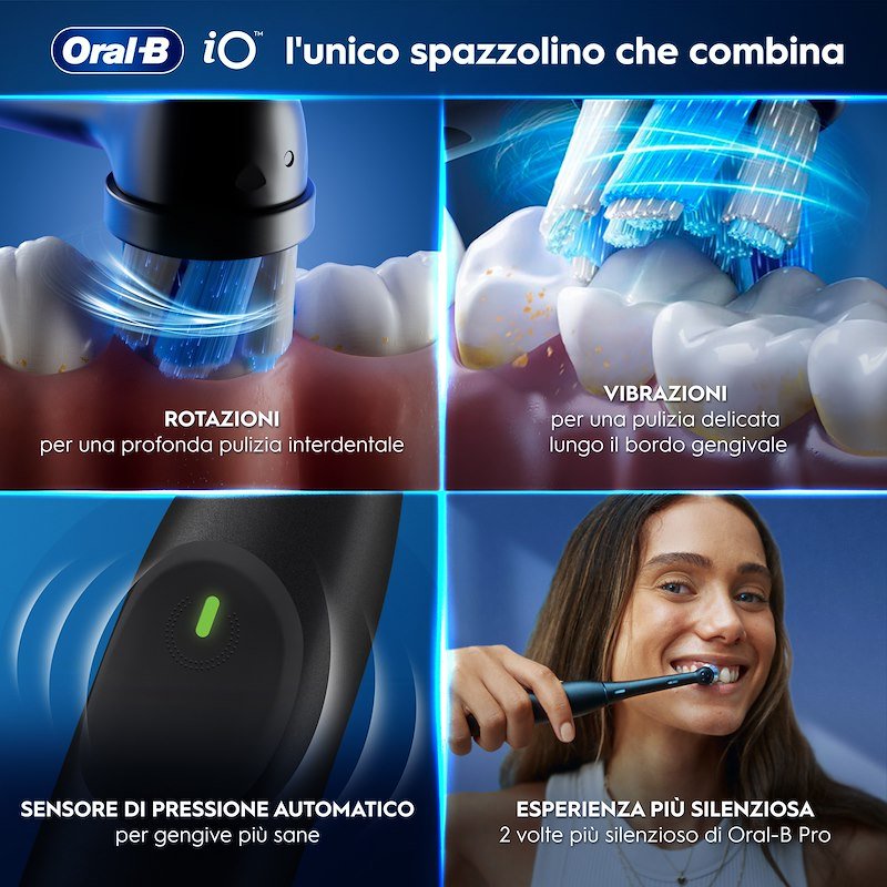 Oral B Spazzolino Elettrico Io2 Duo Nero Verde