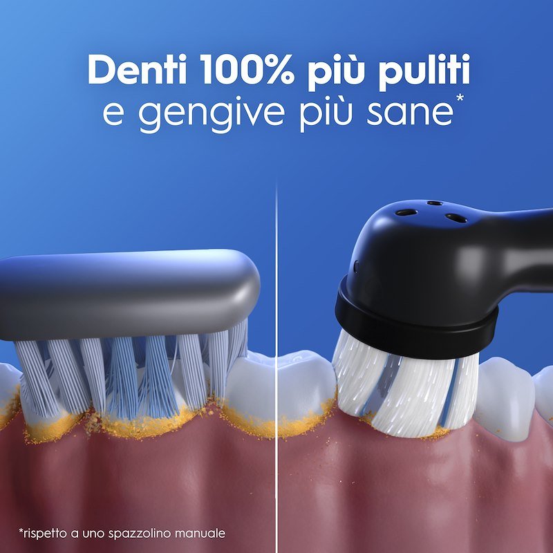 Oral B Spazzolino elettrico Io3 Duo Nero Rosa