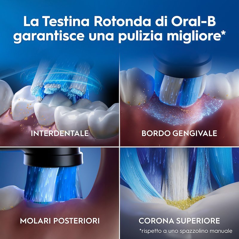 Oral B Spazzolino elettrico Io3 Duo Nero Rosa