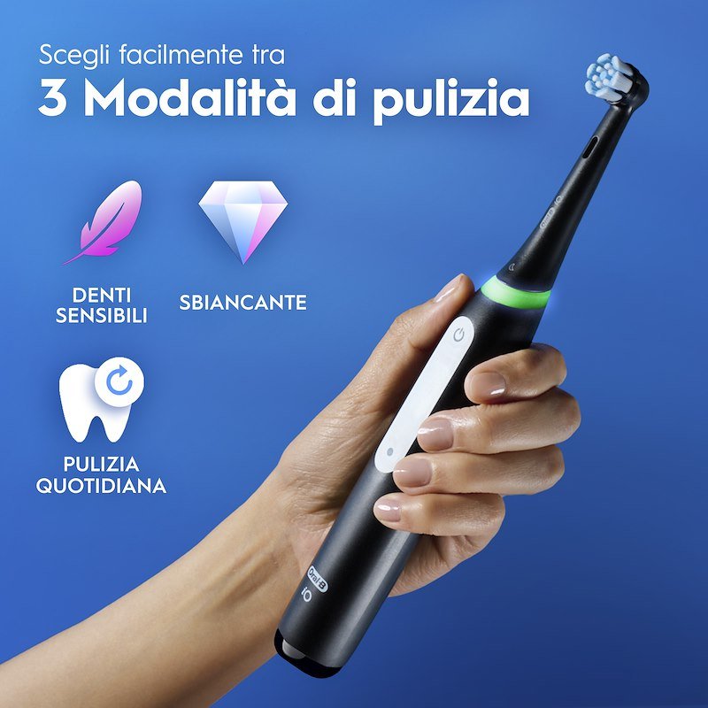 Oral B Spazzolino elettrico Io3 Duo Nero Rosa