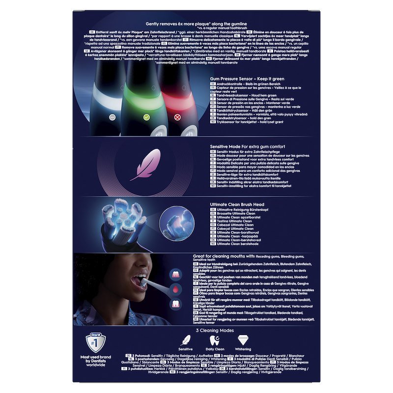 Oral B Spazzolino elettrico Io3 Duo Nero Rosa