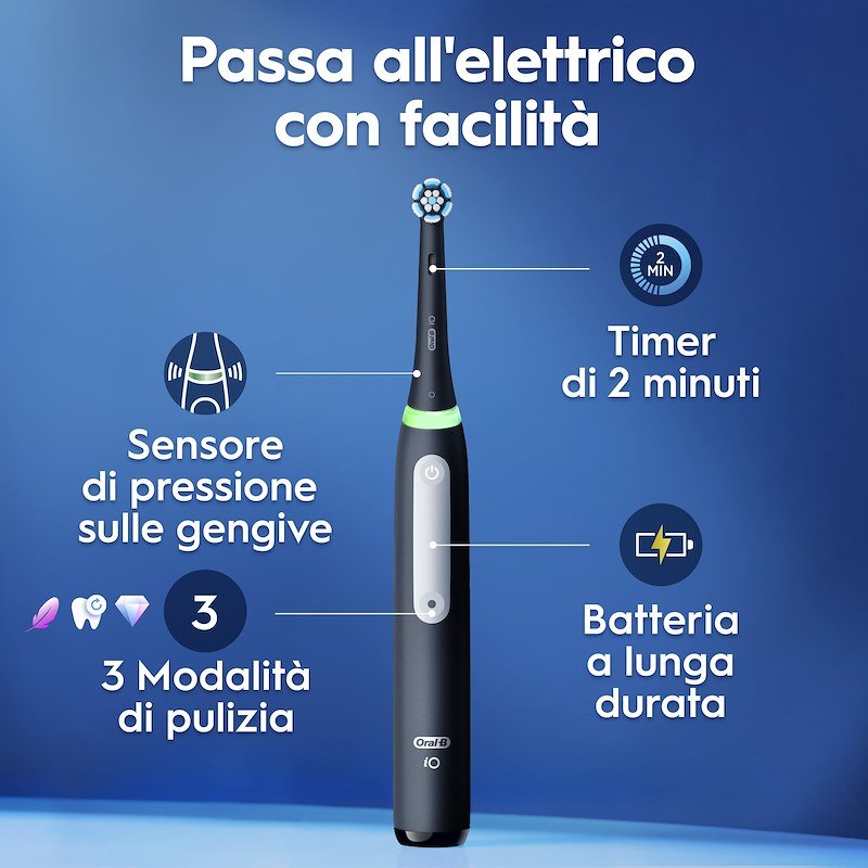 Oral B Spazzolino elettrico Io3 Duo Nero Rosa