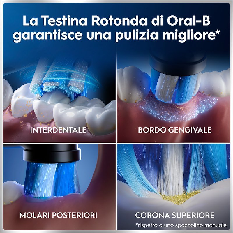 Oral B Spazzolino elettrico Io6 Duo Nero Rosa box