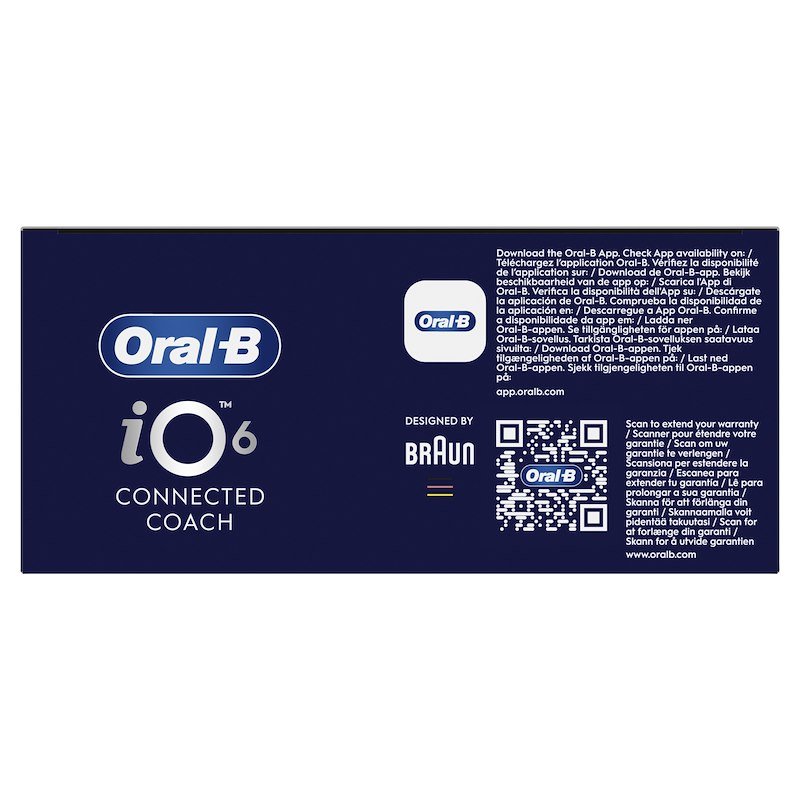Oral B Spazzolino elettrico Io6 Duo Nero Rosa box