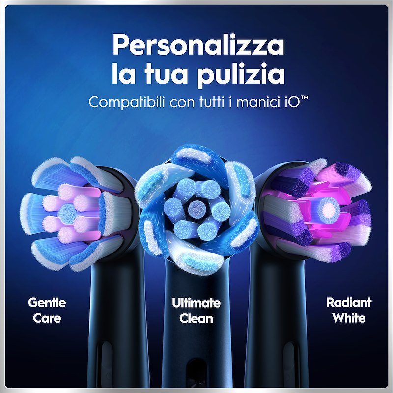 Oral B Spazzolino elettrico Io6 Duo Nero Rosa box