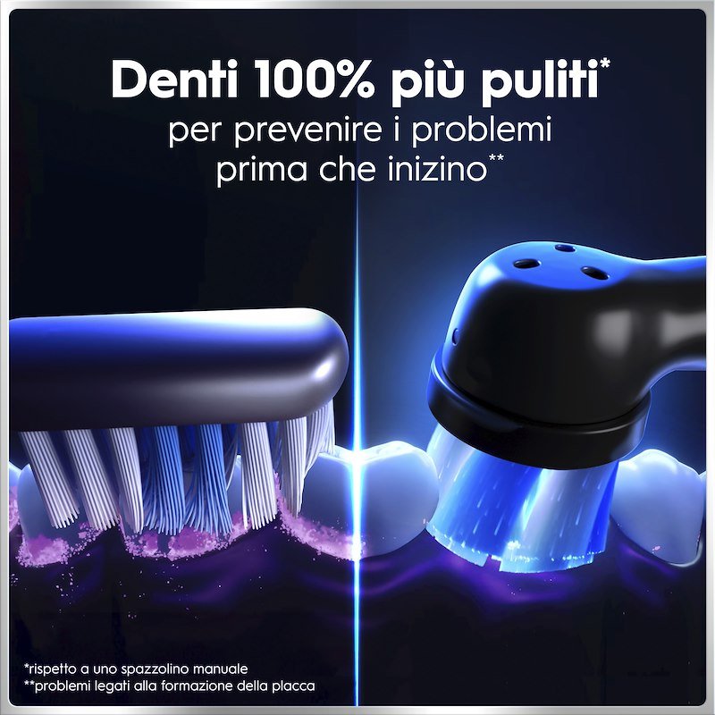 Oral B Spazzolino elettrico Io6 Duo Nero Rosa box