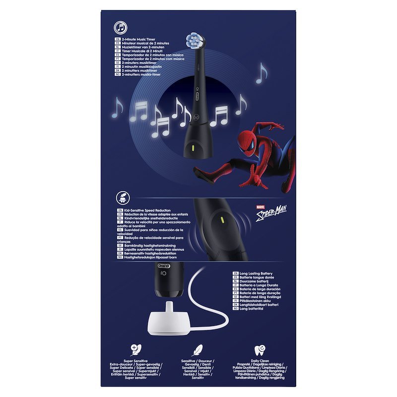 Oral B spazzolino elettrico Io2 Spiderman Con Travel Case