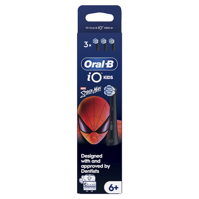Oral B Testine di Ricambio iO Series Refill 3 testineSpiderman