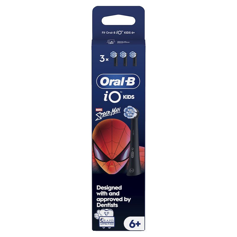 Oral B Testine di Ricambio iO Series Refill 3 testineSpiderman