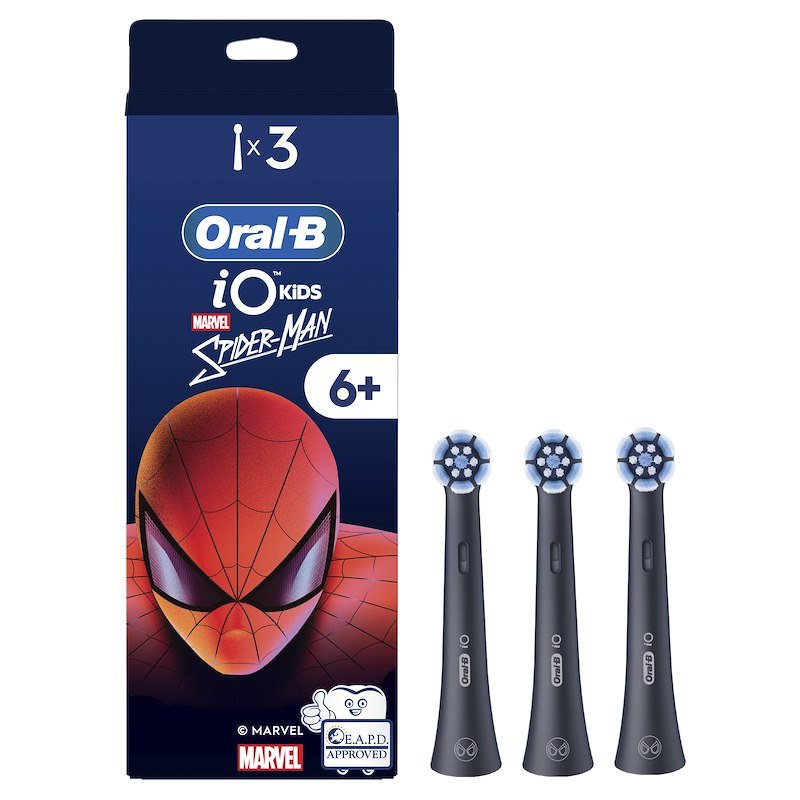 Oral B Testine di Ricambio iO Series Refill 3 testineSpiderman