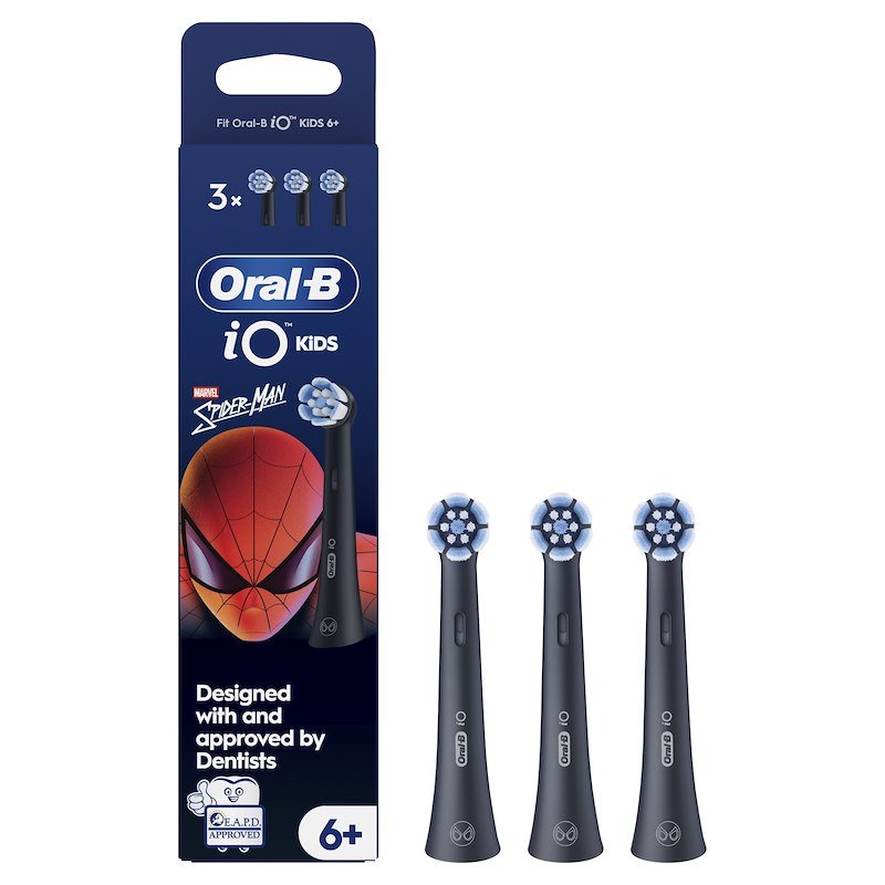 Oral B Testine di Ricambio iO Series Refill 3 testineSpiderman