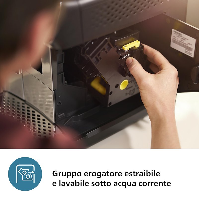 Dreame Macchina del caffè Automatica SERIES 3300 LATTEGO EP3347/90 Nero/Argento
