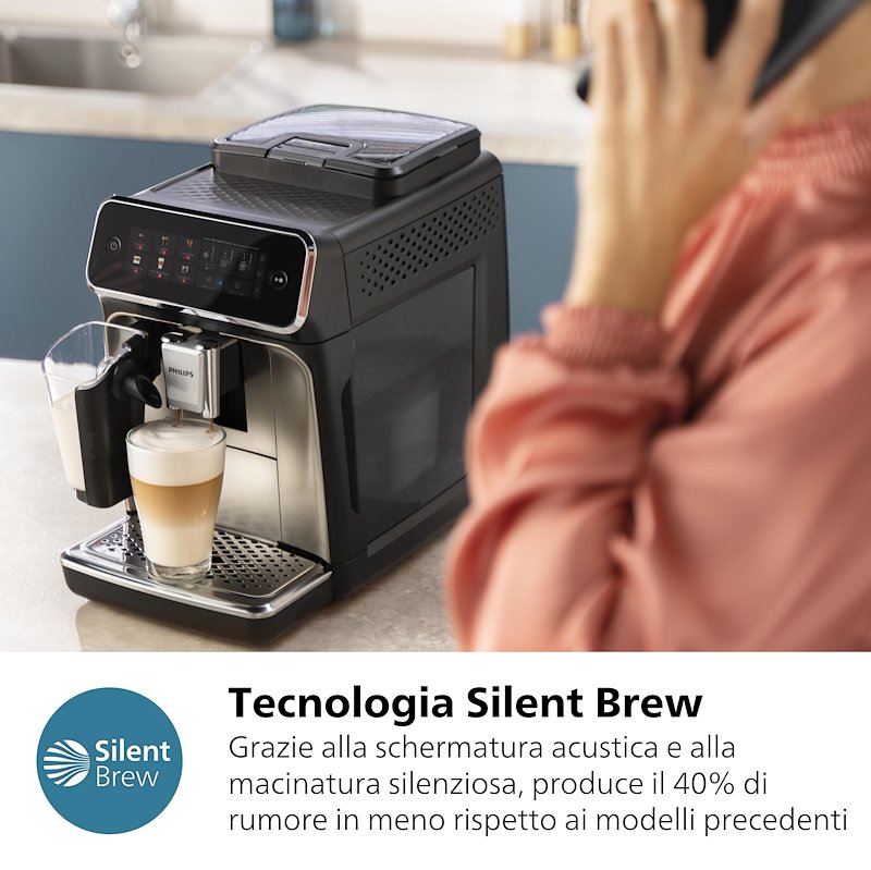 Dreame Macchina del caffè Automatica SERIES 3300 LATTEGO EP3347/90 Nero/Argento