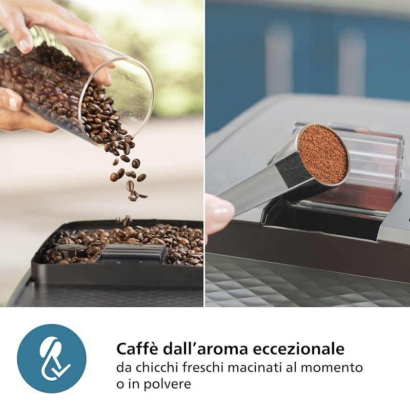 Dreame Macchina del caffè Automatica SERIES 3300 LATTEGO EP3347/90 Nero/Argento
