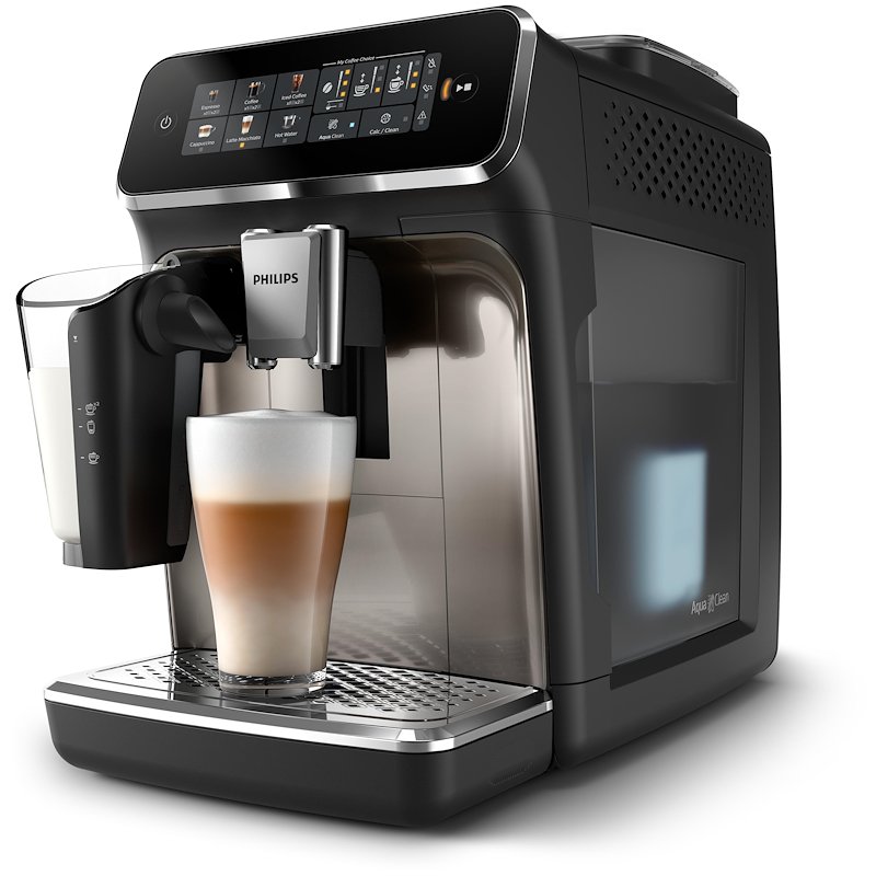 Dreame Macchina del caffè Automatica SERIES 3300 LATTEGO EP3347/90 Nero/Argento