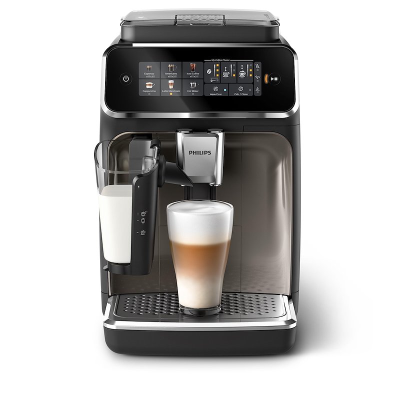 Philips Macchina del caffè automatica SERIES 3300 LATTEGO EP3347/90 Nero/Argento