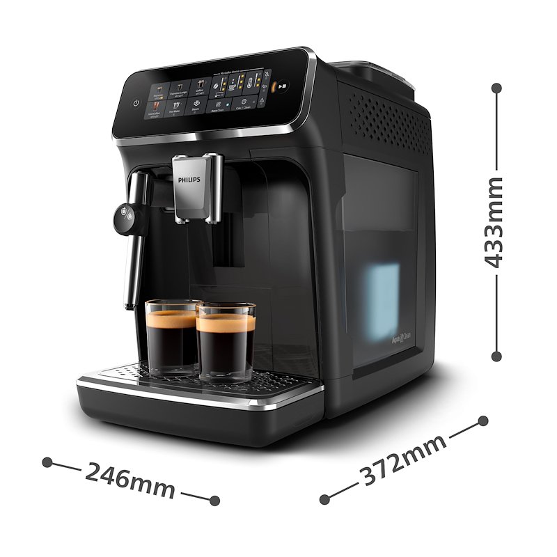 Philips Domestic Macchina Caffè superautomatica SERIES 3300 EP3321/40 Nero