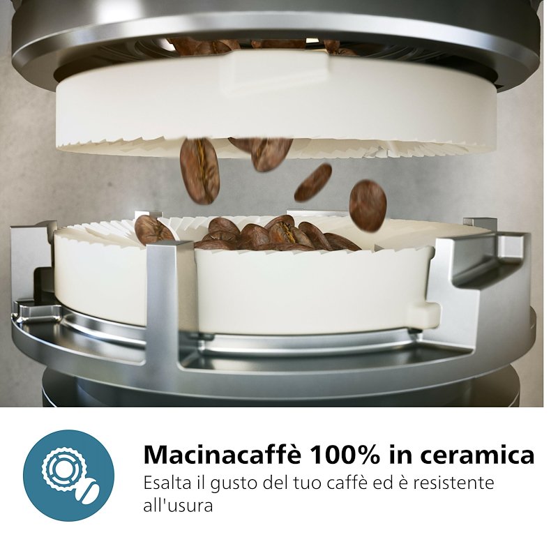 Philips Domestic Macchina Caffè superautomatica SERIES 3300 EP3321/40 Nero