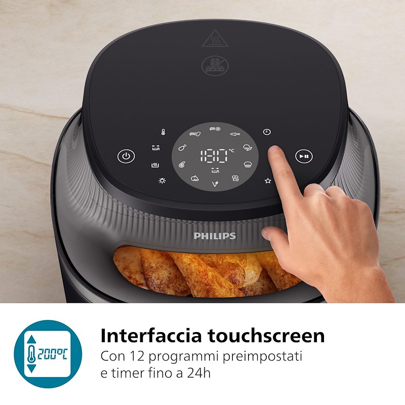 Rivestimenti In Silicone Per Philips Airfryer Doppio Cestello Serie 3000 – Set Da 6L E 3L, Antiaderenti, Riutilizzabili, Privi Di BPA