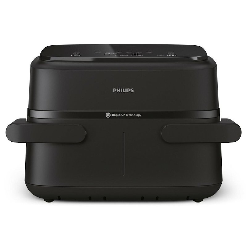 Philips Friggitrice ad aria Airfryer Serie 1000 Doppio Cestello 7.1l Na150/00 Nero