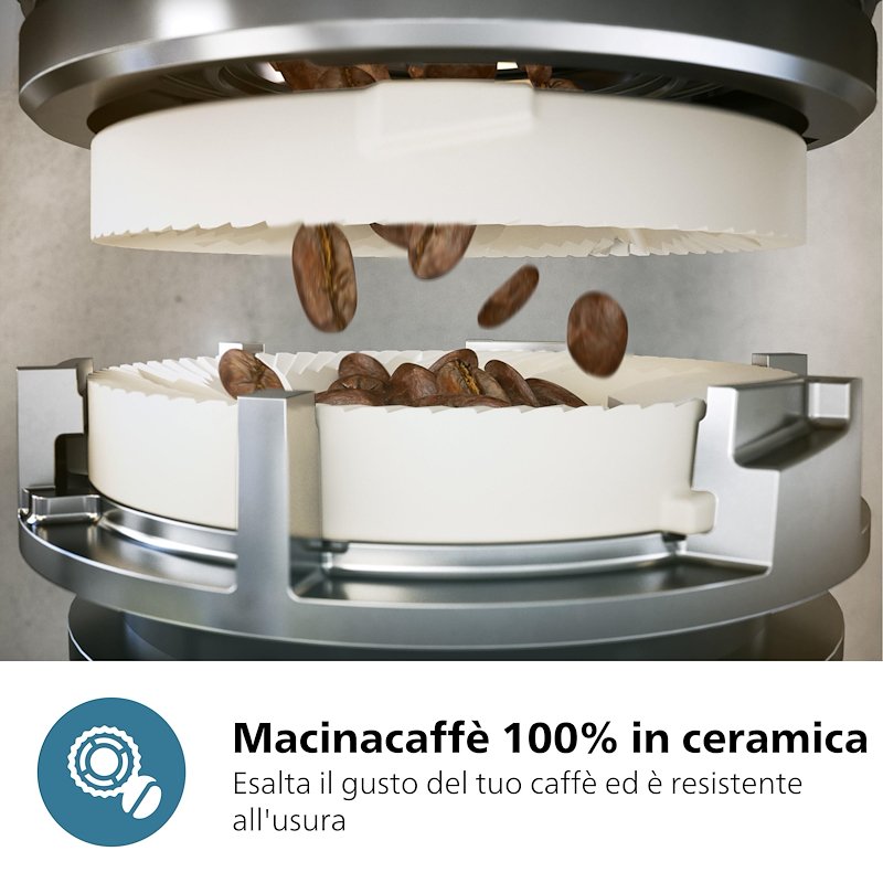 Philips Macchina del caffè automatica SERIE 5500 EP5547/90 Nero/Cromato