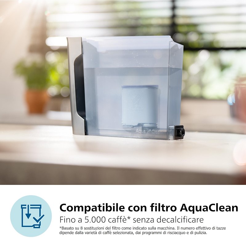 Philips Macchina del caffè automatica SERIE 5500 EP5547/90 Nero/Cromato