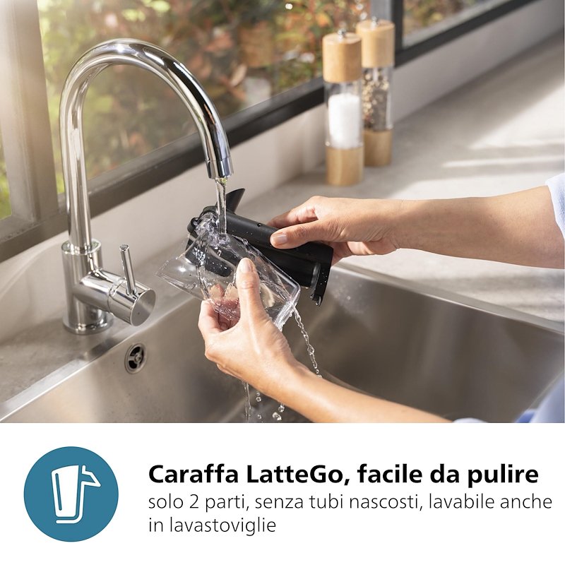 Philips Macchina del caffè automatica SERIE 5500 EP5547/90 Nero/Cromato