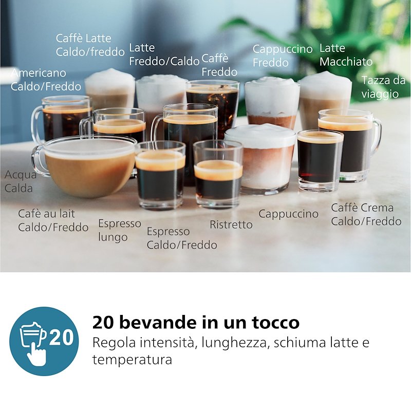 Philips Macchina del caffè automatica SERIE 5500 EP5547/90 Nero/Cromato