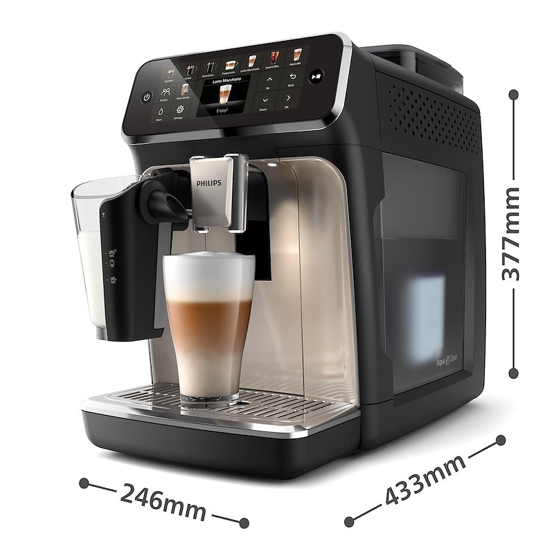 Philips Macchina del caffè automatica SERIE 5500 EP5547/90 Nero/Cromato