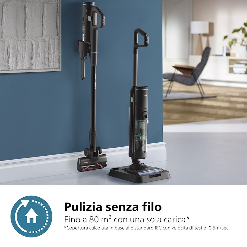 Philips Aspirapolvere e lavapavimenti AquaTrio cordless Serie 7000 Xw7263/11