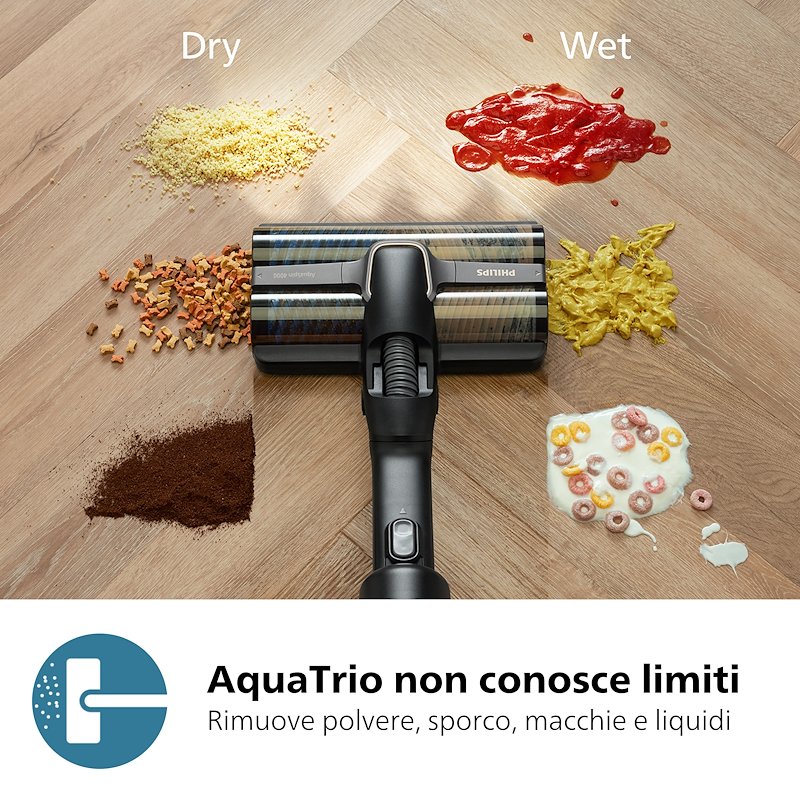 Philips Lavapavimenti AQUATRIO SERIE 9000 Xw9463/11 Nero