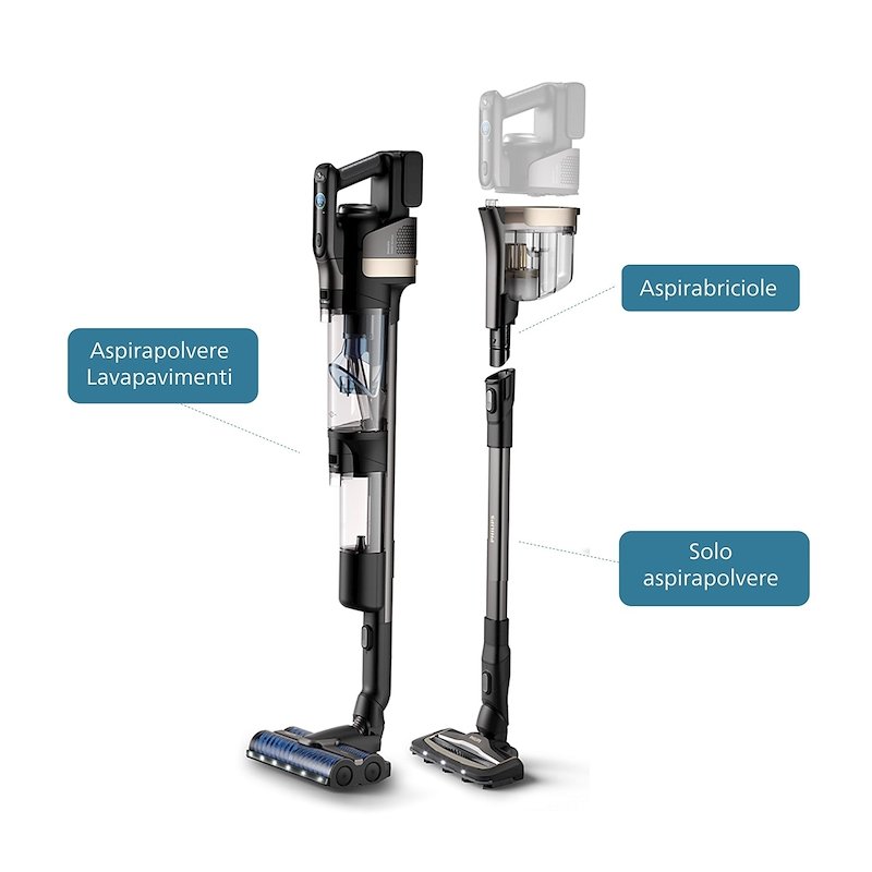 Philips Lavapavimenti AQUATRIO SERIE 9000 Xw9463/11 Nero