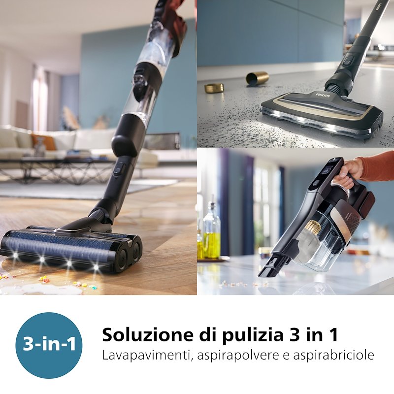 Philips Lavapavimenti AQUATRIO SERIE 9000 Xw9463/11 Nero
