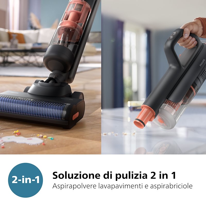 Philips Lavapavimenti AQUATRIO SERIE 6000 Xw6264/11 Nero