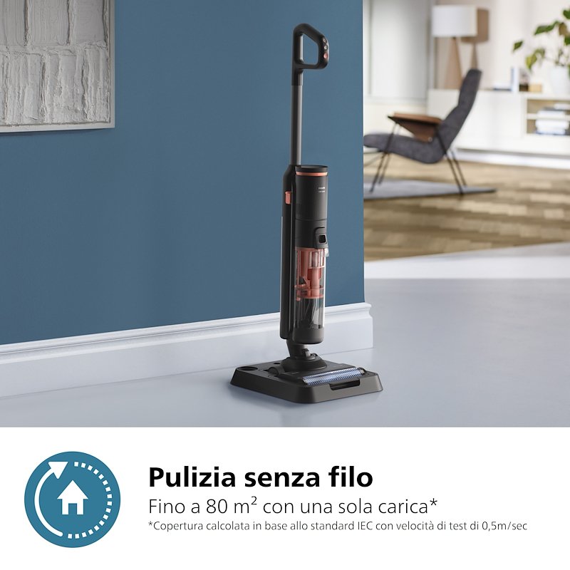Philips Lavapavimenti AQUATRIO SERIE 6000 Xw6264/11 Nero