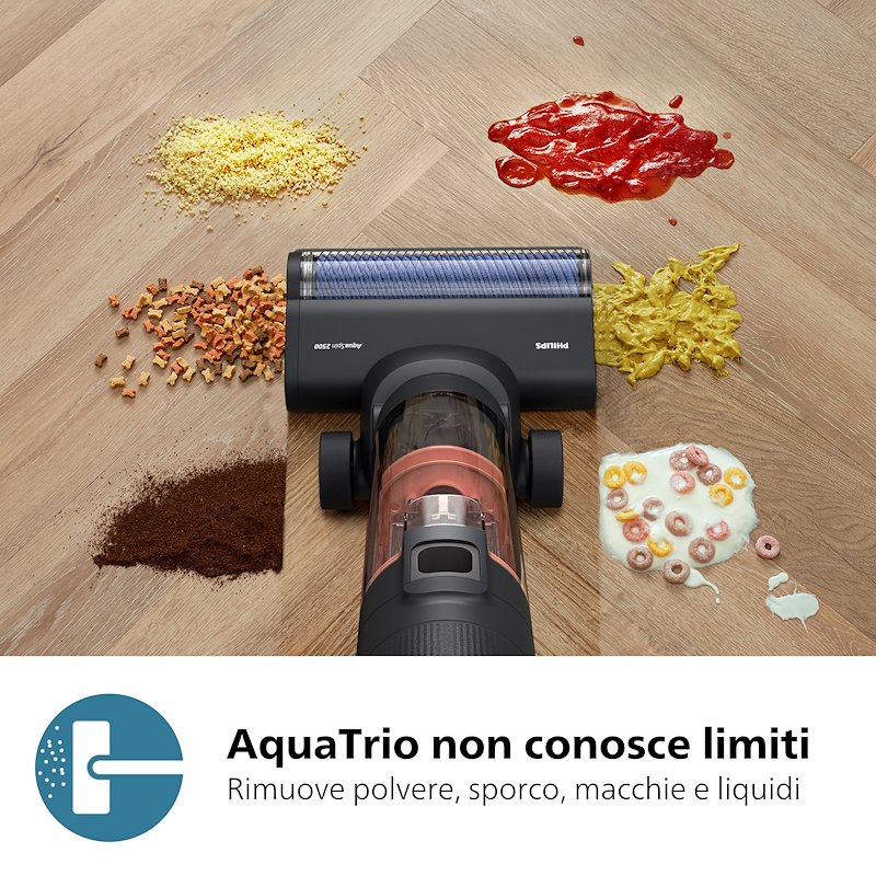 Philips Lavapavimenti AQUATRIO SERIE 6000 Xw6264/11 Nero