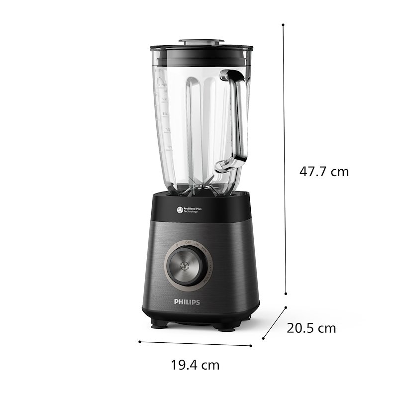 Philips Frullatore SERIE 5000 Hr3041/00 Nero/Metallo